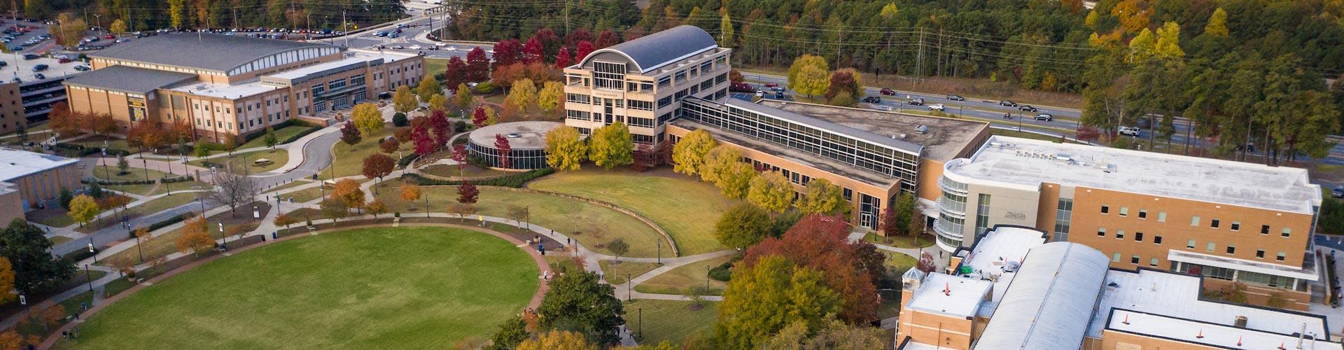 Kennesaw Hall and Campus Green